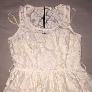 Just ginger white lace dress